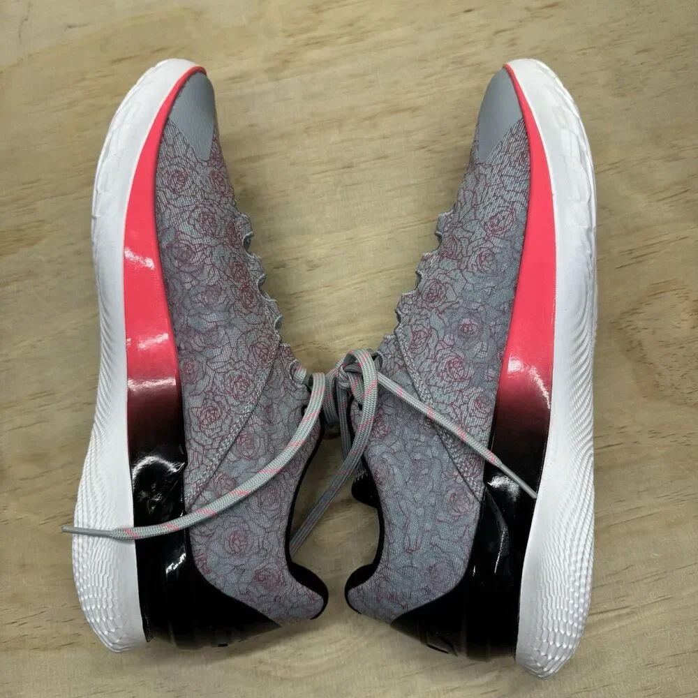 NEW Under Armour Curry 1 Low Flotro Mothers Day  sz 12 Grey Pink 3026278-401